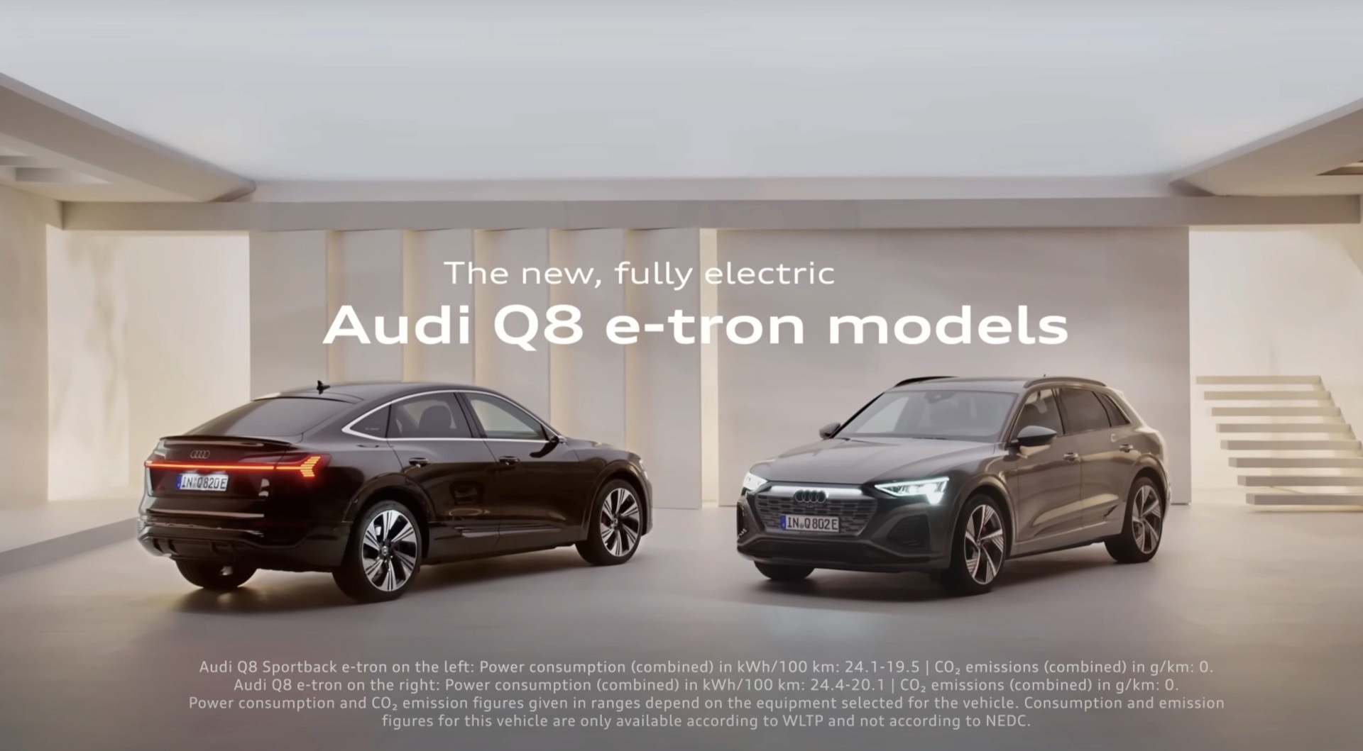 Still from The new electric Audi Q8 e-tron