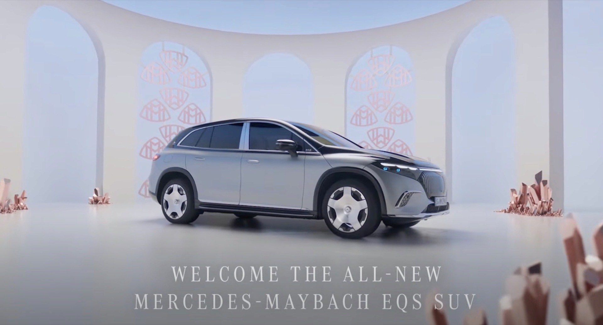 Still from DWP, Mercedes Maybach EQS SUV